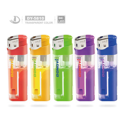 Dy-5810 パーソナライズされた使い捨てタバコ電子LED点灯器 8.17*2.4*1.14CMサイズ
