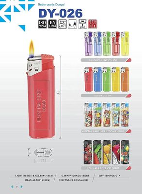 五色一次性プラスチックガスの点灯器 モデルNO. DY-026 欧州市場需要