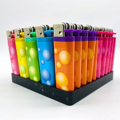 カスタム 使い捨てプラスチック ライター 人気 クラシック Isqueiro フリント タバコライター