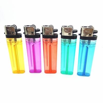 8.0*2.37*1.18CM フリント パーソナライゼーションと手頃な価格のための使い捨てプラスチックガスライター