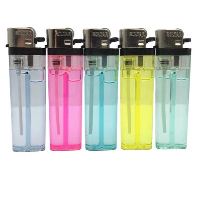 8.0*2.37*1.18CM フリント パーソナライゼーションと手頃な価格のための使い捨てプラスチックガスライター