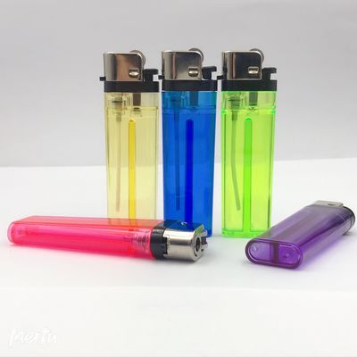 8.0*2.37*1.18CM フリント パーソナライゼーションと手頃な価格のための使い捨てプラスチックガスライター