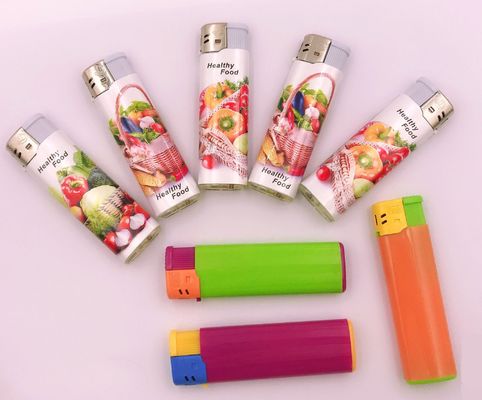 再充電可能なスタイルと顧客ロゴの使い捨て電子タバコガス点灯器