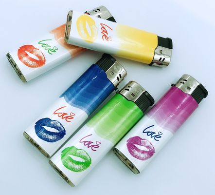 再充電可能なスタイルと顧客ロゴの使い捨て電子タバコガス点灯器