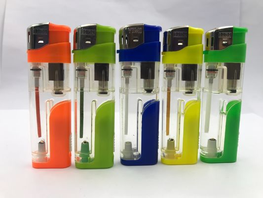 透明な電気点灯器 プラスチックガスの点火器