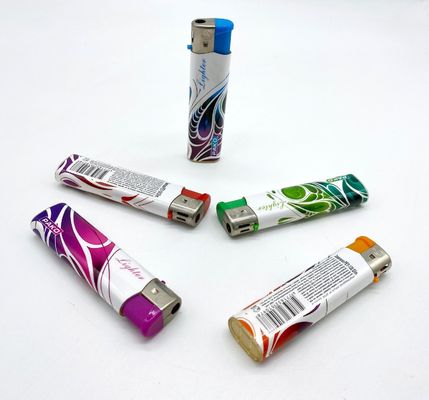 フリントガスの点灯器 オーダーメイドロゴ ろうそく タバコの点灯器 プラスチック製の炎 ガスの点灯器