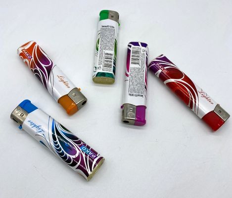 フリントガスの点灯器 オーダーメイドロゴ ろうそく タバコの点灯器 プラスチック製の炎 ガスの点灯器