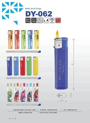透明色 スリム ライター 8.1*2.03*1.16CM 再充填機能