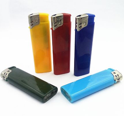 カスタマイズ インチェンダー 電子 プラスチック ライター 5色 ガス