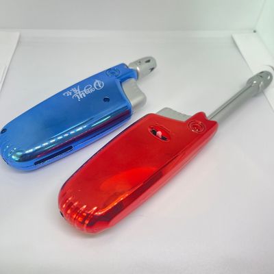 OEM プラスチックの点火器 ガスの点火器 カスタムロゴ 喫煙 使い捨てのシリコン点火器