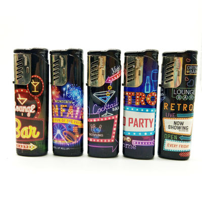 モダンスタイルのステッカー 防風 フリップタッチ 炎 タバコ 喫煙 点火器 DY-F001