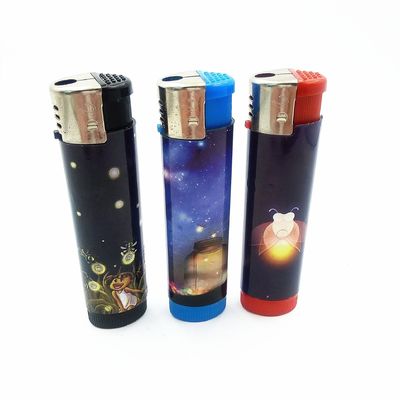 Dy-1701 LEDランプ プラスチックガスの電気タバコの点火器 8.3*2.17*1.7CM OEM用