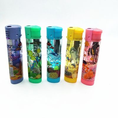 Dy-1701 LEDランプ プラスチックガスの電気タバコの点火器 8.3*2.17*1.7CM OEM用