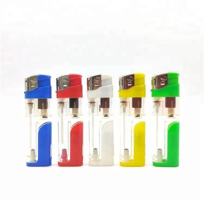 五色色プラスチックLED カクマック 充電可能な電子ガス煙草点灯器