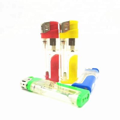 五色色プラスチックLED カクマック 充電可能な電子ガス煙草点灯器