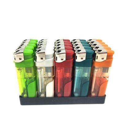 5色 白色 LEDランプ 柔らかい炎 電子点灯器 ガスの再充電可能なシガライター