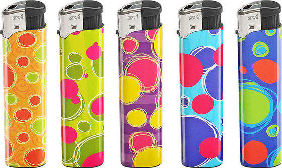 プラスチックの点火器 電気 使い捨ての点火器 タバコ ガス 低価格 オーダーメイド ロゴ 再充填可能