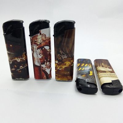 単品 プリント ステッカー プラスチック ガス 電子 ライター 予算内