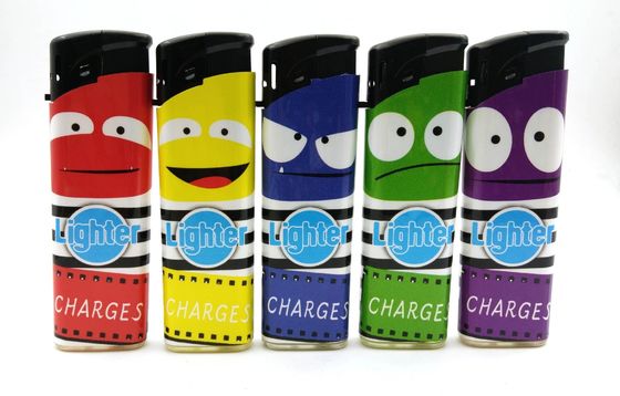 懐中電灯のプラスチック製の使い捨て用点灯器 EN13869 認証され,カスタマイズされた印刷