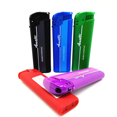 電気ガス点灯器 OEM印刷 プラスチックタバコ点灯器 パーソナライズ 8.2*2.6*1.14CM