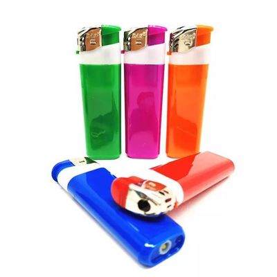 再充電可能なプラスチックガスの喫煙ポケットライター DY-078 5色