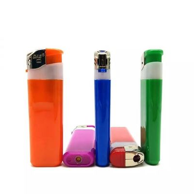 再充電可能なプラスチックガスの喫煙ポケットライター DY-078 5色
