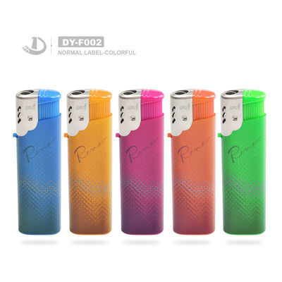 DY-F002 タッチ 炎 防風 プラスチック ブタン ガスの点灯器 OEM