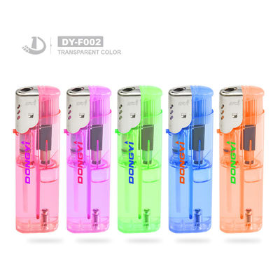 DY-F002 タッチ 炎 防風 プラスチック ブタン ガスの点灯器 OEM