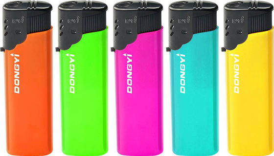 DY-F002 タッチ 炎 防風 プラスチック ブタン ガスの点灯器 OEM