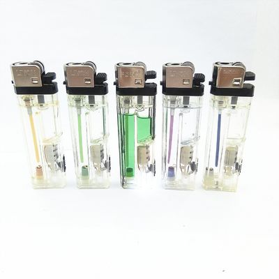 LEDライト付きフリントガスライター Dy-F6 LED 80*23.6*11.8mm キッチンLEDライター