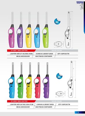 モデルN.O.DY-B009 BBQ用の電子再充填式バーベキューライター OEM ロングガスライター