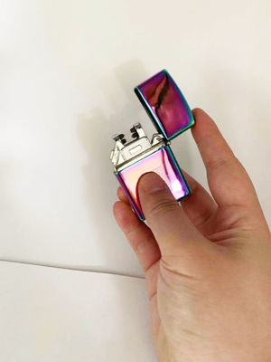 メタルUSB ダブルアーチ 充電 防水 電子タバコ点火器 5色