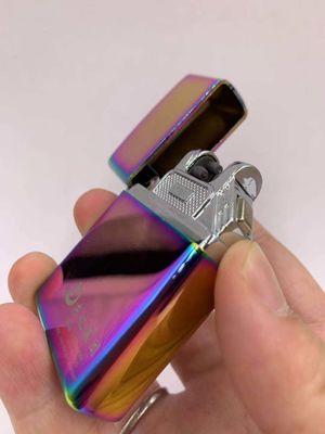 メタルUSB ダブルアーチ 充電 防水 電子タバコ点火器 5色